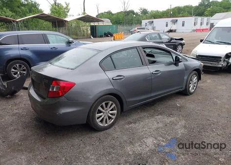 2012 Honda Civic Ex from USA, damaged, VIN 19XFB2F86CE036445